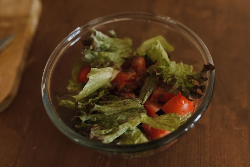 Italian Garden Salad with fresh vegetables