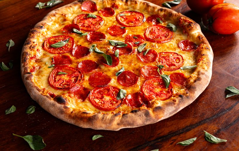 Pepperoni Supreme Deep Dish pizza