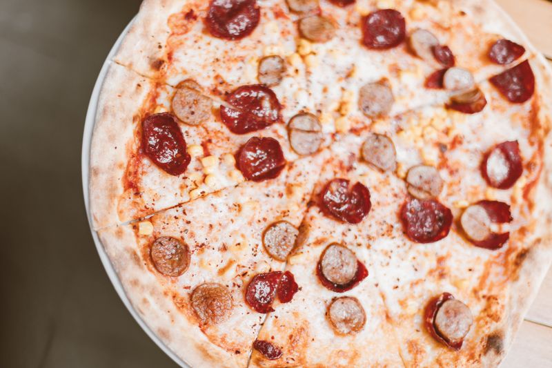 Meat Lovers Deep Dish with sausage, pepperoni and bacon