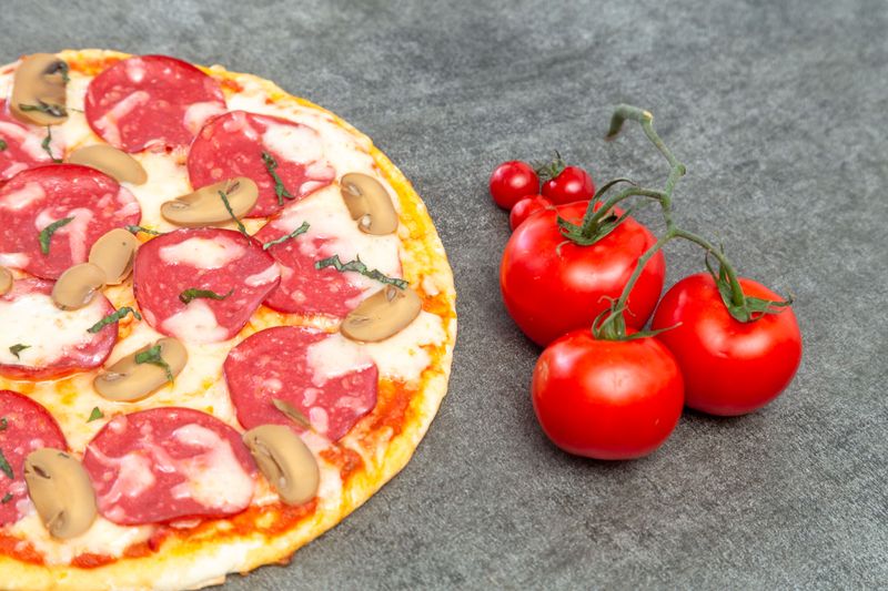 Spicy Arrabbiata Thin Crust pizza